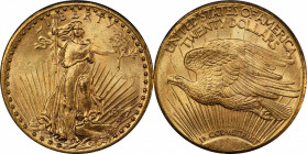 1927-S Saint-Gaudens Double Eagle. MS-64 (PCGS). CAC.

This is an exceptional survivor of this rare issue with beautiful wheat-gold color to both si...