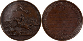 "1781" (post-1863) Lieutenant Colonel William Washington, Battle of the Cowpens Medal. U.S. Mint Gunmetal Dies. By Pierre Simon DuVivier. Adams-Bentle...