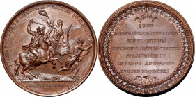 "1781" (post-1881) John Eager Howard at Cowpens Medal. U.S. Mint Gunmetal Obverse Die / Reproduction Reverse Die. By Pierre Simon DuVivier. Adams-Bent...