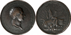 Undated (ca. 1777) Voltaire Medal. Musante GW-1, Baker-78B. Bronze. Fine, Edge Bumps.

40 mm.

Estimate: $ 300