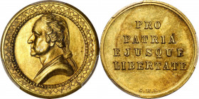 Undated (ca. 1860) Pro Patria Ejusque Libertate Medal. By George Hampden Lovett. Musante GW-353, Baker-271B. Brass. Unc Details--Cleaned (PCGS).

21...