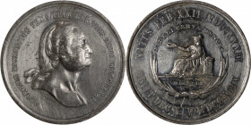 1860 Fideli Certa Merces Medal. By Robert Lovett, Jr. Musante GW-354, Baker-135C. White Metal. Unc Details--Cleaned (NGC).

52.4 mm.

Ex R. Jesing...