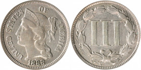 1888 Nickel Three-Cent Piece. EF-45 (PCGS).

PCGS# 3757. NGC ID: 275H.

Estimate: $ 100