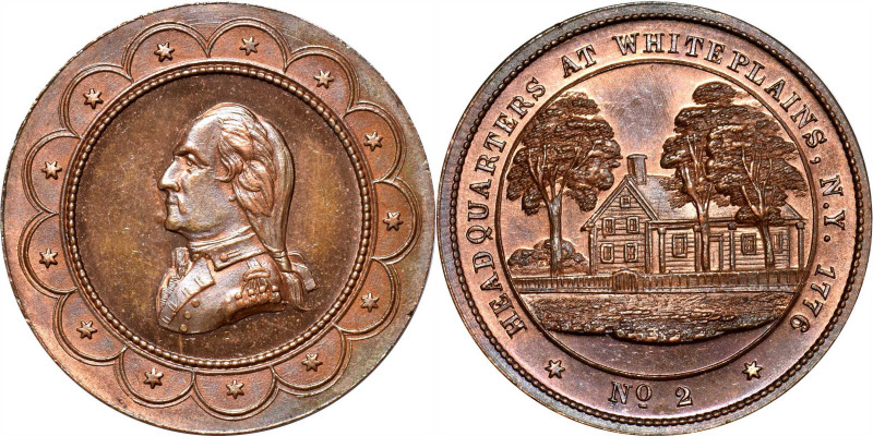 "1776" (ca. 1862) George Hampden Lovett's Headquarters Series Medal -- No. 2, Wh...