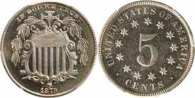 1879/8 Shield Nickel. Proof-66 Cameo (PCGS).

PCGS# 83834. NGC ID: 22PG.

Estimate: $ 1000