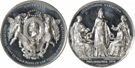 1876 Danish Medal. MDCCLXXVI Obverse. Musante GW-932, Baker-426B. White Metal. MS-65 DPL (NGC).

53 mm.

Estimate: $ 300