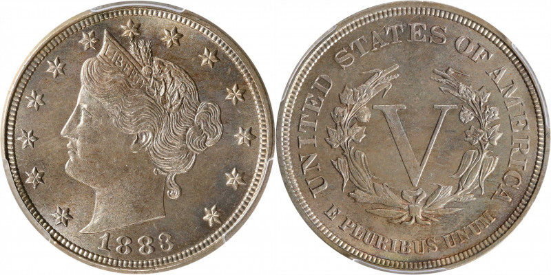 1883 Liberty Head Nickel. No CENTS. MS-65 (PCGS).

PCGS# 3841. NGC ID: 2772.
...