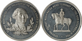 "1799" (ca. 1876) Koch's Equestrian Medal. Musante GW-935, Baker-159. White Metal. Specimen-64 (PCGS).

64 mm.

Estimate: $ 250
