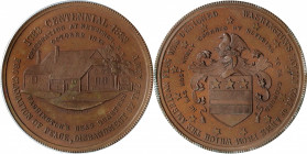 1883 Washington's Headquarters at Newburgh Centennial Medal. By A. Demarest. Musante GW-998, Baker R-456A, HK-134. Bronze. MS-63 BN (PCGS).

41 mm....