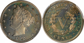 1898 Liberty Head Nickel. Proof-66 (PCGS). CAC.

PCGS# 3896. NGC ID: 2788.

Estimate: $ 600