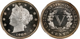 1909 Liberty Head Nickel. Proof-67 * Cameo (NGC).

PCGS# 83907. NGC ID: 278K.

Estimate: $ 1000