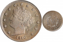 1910 Liberty Head Nickel. MS-63 (PCGS). OGH--First Generation.

PCGS# 3871. NGC ID: 277L.

Estimate: $ 100