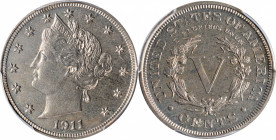 1911 Liberty Head Nickel. Proof-63 (PCGS). CAC.

PCGS# 3909. NGC ID: 278M.

Estimate: $ 200