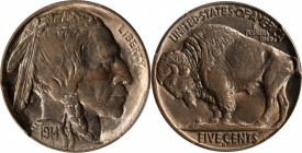 1914-D Buffalo Nickel. MS-64 (PCGS).

PCGS# 3925. NGC ID: 22R5.

Estimate: $ 500