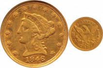1846-O Liberty Head Quarter Eagle. Winter-3. EF-45 (PCGS). CAC.

PCGS# 7743. NGC ID: 25H4.

Estimate: $ 600