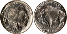 1934 Buffalo Nickel. MS-66+ (PCGS). CAC.

PCGS# 3972. NGC ID: 22SL.

Estimate: $ 400