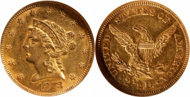 1873-S Liberty Head Quarter Eagle. AU-58 (NGC).

PCGS# 7820. NGC ID: 25KP.

Estimate: $ 850