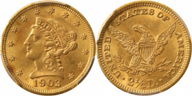 1903 Liberty Head Quarter Eagle. MS-65 (PCGS).

PCGS# 7855. NGC ID: 25LU.

Estimate: $ 700