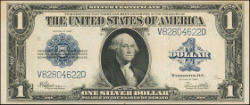 Fr. 237. 1923 $1 Silver Certificate. About Uncirculated.

Toning is seen on this horse blanket Ace.

Estimate: $60.00 - $80.00