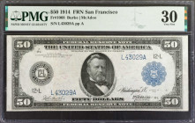 Fr. 1068. 1914 $50 Federal Reserve Note. San Francisco. PMG Very Fine 30.

A very typical VF 30 displaying the expected "three folds" most prominent...