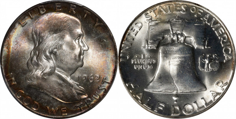 1962-D Franklin Half Dollar. MS-66 FBL (PCGS).

PCGS# 86683.

Estimate: $ 11...