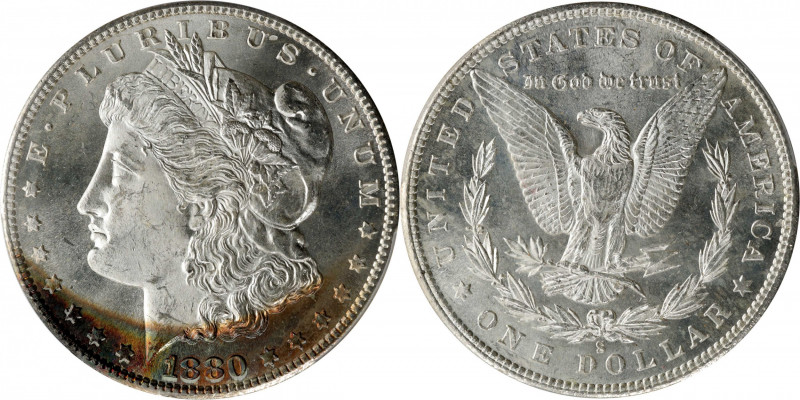 1880/79-S Morgan Silver Dollar. MS-65 (PCGS).

PCGS# 7120.

Estimate: $ 220