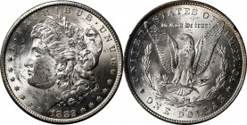 1882-CC GSA Morgan Silver Dollar. Mint State (Uncertified).

The original box and card are included.

PCGS# 518866.

Estimate: $ 220