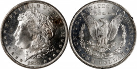 1883-CC GSA Morgan Silver Dollar. Mint State (Uncertified).

The original box and cards are included.

PCGS# 518869.

Estimate: $ 300