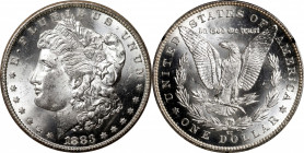 1883-CC GSA Morgan Silver Dollar. Mint State (Uncertified).

The original box and card are included.

PCGS# 518869.

Estimate: $ 300