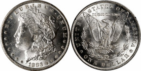 1883-CC GSA Morgan Silver Dollar. Mint State (Uncertified).

The original box is included, but not the card.

PCGS# 518869.

Estimate: $ 300