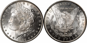 1884-CC GSA Morgan Silver Dollar. MS-64 (NGC). CAC.

The original box and card are included, the lid of the box detached from the base.

PCGS# 518...