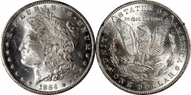 1884-CC GSA Morgan Silver Dollar. Mint State (Uncertified).

The original box and card are included.

PCGS# 518872.

Estimate: $ 300