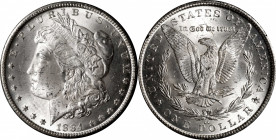 1884-CC GSA Morgan Silver Dollar. Mint State (Uncertified).

The original box and card are included.

PCGS# 518872.

Estimate: $ 300