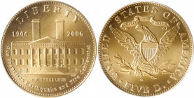 2006-S San Francisco Old Mint Centennial Gold $5. MS-69 (PCGS).

PCGS# 21012. NGC ID: 28WA.

Estimate: $ 500
