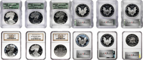 Lot of (5) Certified Silver Eagles. Proof-70 Deep or Ultra Cameo.

Included are: 1986-S (ICG); 2000-P (ICG); 2001-W (ICG); 2002-W (NGC); and 2004-W ...