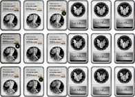 Complete Date Set of Proof Silver Eagles, 1986-2021. Proof-70 Ultra Cameo (NGC).

All examples are individually encapsulated by NGC. Included are: 1...