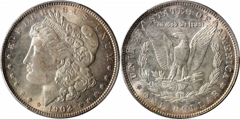 1902 Morgan Silver Dollar. MS-64 (PCGS).

PCGS# 7278.

Estimate: $ 250