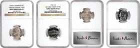 Lot of (2) Jefferson Nickel Struck Thru Mint Errors. (NGC).

Included are: 1938-D--Obverse Struck Thru--MS-65; and 1953--Reverse Struck Thru--Proof-...