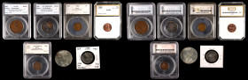 Lot of (7) U.S. Coins and Exonumia Items.

Included are: (2) Lincoln cents; (1) Peace silver dollar; (1) Mint error; (1) Civil War token; and (2) me...