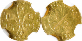 1904 Louisiana Purchase Exposition. 1/2 Gold. Henderschott 61-330. Unc Details--Cleaned (NGC).

Estimate: $ 150