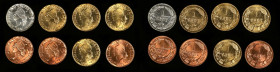 Lot of (8) "1861" (1961) Confederate Cents. Bashlow Restrike. Mint State.

Included are: Breen-8011, silver; (3) Breen-8013, bronze; and (4) Breen-8...