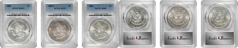 Lot of (3) Pre-1921 Morgan Silver Dollars. (PCGS).

Included are: 1880 MS-63+;...