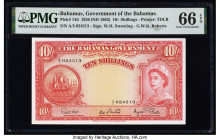 Bahamas Bahamas Government 10 Shillings 1936 (ND 1963) Pick 14d PMG Gem Uncirculated 66 EPQ. 

HID09801242017

© 2022 Heritage Auctions | All Rights R...