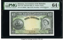 Bahamas Bahamas Government 1 Pound 1936 (ND 1963) Pick 15d PMG Choice Uncirculated 64 EPQ. 

HID09801242017

© 2022 Heritage Auctions | All Rights Res...