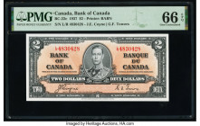 Canada Bank of Canada $2 2.1.1937 BC-22c PMG Gem Uncirculated 66 EPQ. 

HID09801242017

© 2022 Heritage Auctions | All Rights Reserved