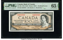 Canada Bank of Canada $100 1954 BC-43b PMG Gem Uncirculated 65 EPQ. 

HID09801242017

© 2022 Heritage Auctions | All Rights Reserved