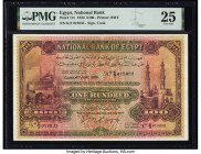 Egypt National Bank of Egypt 100 Pounds 4.6.1936 Pick 17c PMG Very Fine 25. A restoration is present on this example.

HID09801242017

© 2022 Heritage...