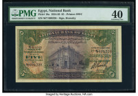 Egypt National Bank of Egypt 5 Pounds 7.8.1924 Pick 19a PMG Extremely Fine 40. Annotations. 

HID09801242017

© 2022 Heritage Auctions | All Rights Re...