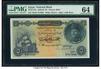 Egypt National Bank of Egypt 5 Pounds 1946-50 Pick 25a PMG Choice Uncirculated 64. 

HID09801242017

© 2022 Heritage Auctions | All Rights Reserved