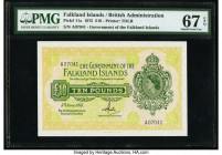 Falkland Islands Government of the Falkland Islands 10 Pounds 5.6.1975 Pick 11a PMG Superb Gem Unc 67 EPQ. 

HID09801242017

© 2022 Heritage Auctions ...